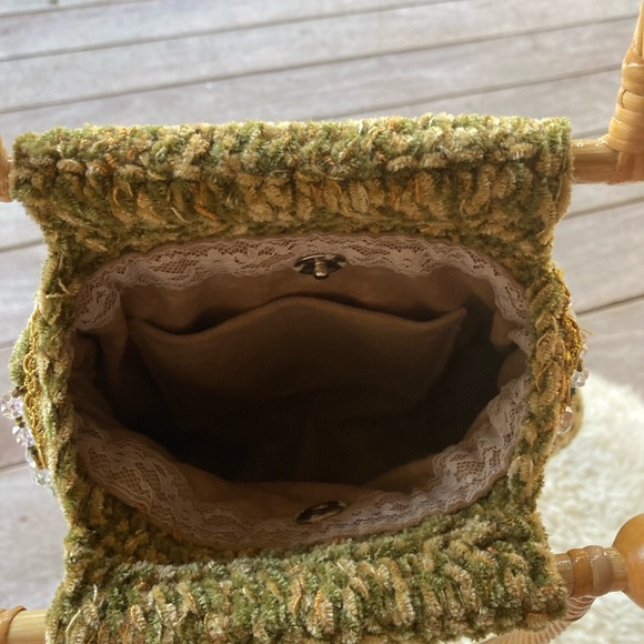 Boho style Hand made crochet clutch purse - Picture 3 of 4